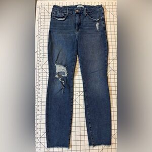 Good American Women’s Size 8 Blue Denim Skinny Jeans